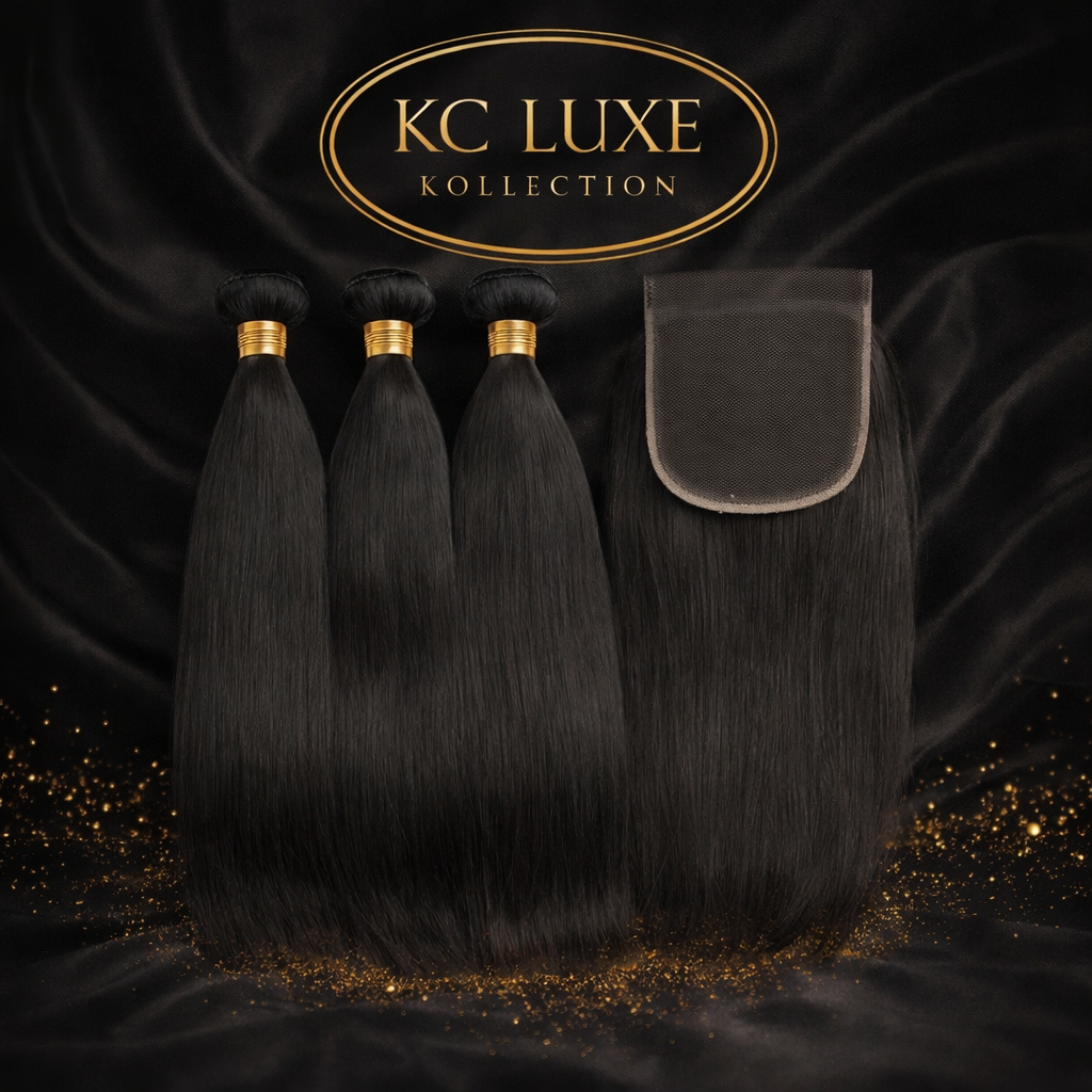 Raw Luxe Kollection Bundles + Closure Set